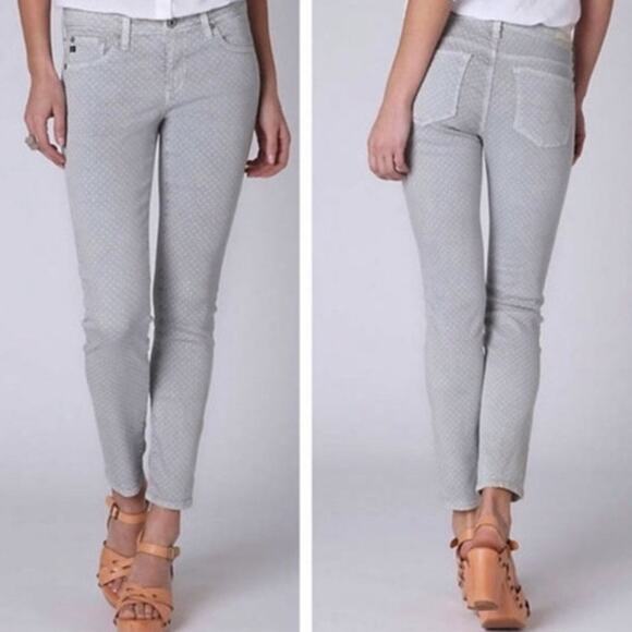 Adriano Goldschmied Denim - AG Adriano Goldschmied The Stevie Ankle Polka Dot Jeans 30